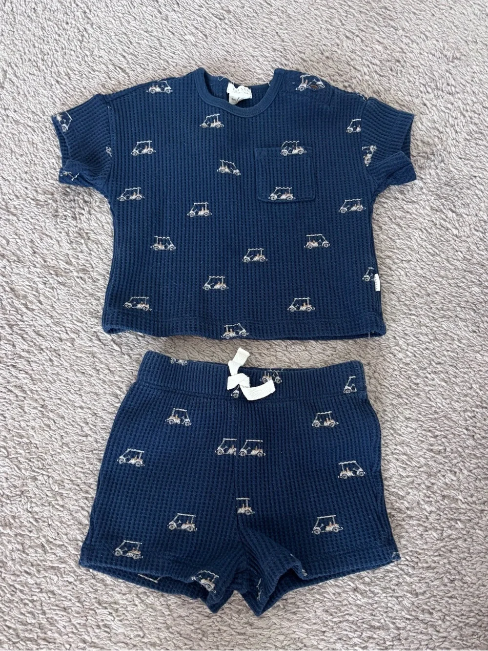 Petit Lem Golf Cart Thermal Organic Cotton Set